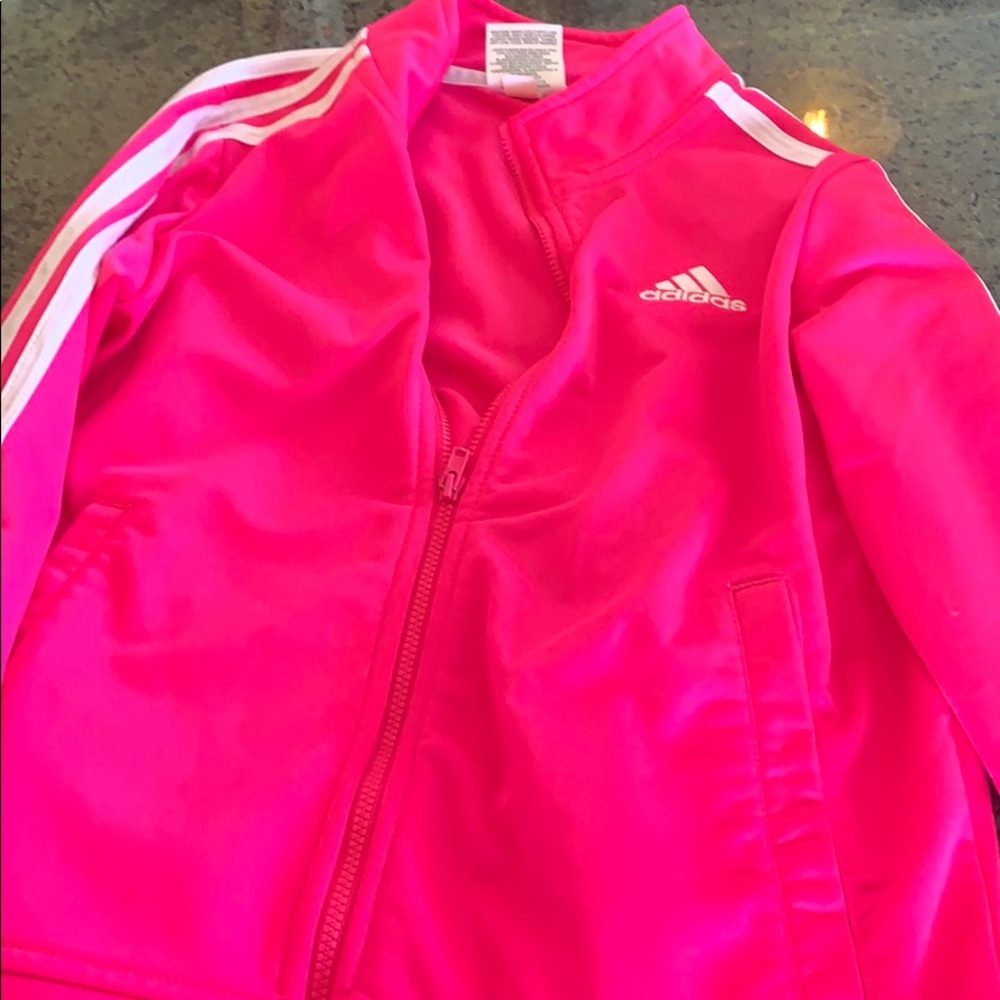 Pink zip up jacket